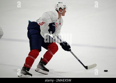 Florida Panthers' Matthew Tkachuk smiles during the NHL hockey team's media  day, Wednesday, Sept. 21, 2022, in Coral Springs, Fla. (AP Photo/Marta  Lavandier Stock Photo - Alamy