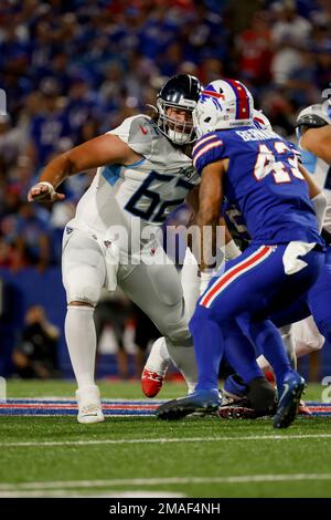 Buffalo Bills linebacker Terrel Bernard (43) defends during an NFL football  game, Monday, Sept. 19, 2022, in Orchard Park, NY. (AP Photo/Matt Durisko  Stock Photo - Alamy