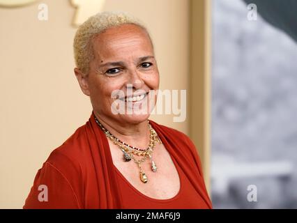 Shari Belafonte poses at the premiere of the documentary film 