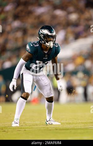 Philadelphia Eagles safety C.J. Gardner-Johnson (23) in the first half of  an NFL football game against the Detroit Lions in Detroit, Sunday, Sept.  11, 2022. (AP Photo/Duane Burleson Stock Photo - Alamy