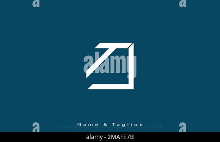 Alphabet letters Initials Monogram logo TV , VT Stock Vector