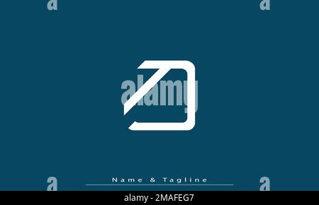 Alphabet letters Initials Monogram logo TV , VT Stock Vector