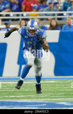 Detroit Lions linebacker Josh Woods during an NFL football game Sunday, Jan.  1, 2023, in Green Bay, Wis. (AP Photo/Mike Roemer Stock Photo - Alamy