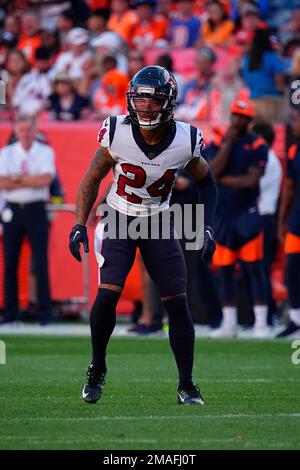 Houston Texans defensive back Derek Stingley Jr. (24) looks to defend  during an NFL Football game against the Philadelphia Eagles on Thursday,  November 3, 2022, in Houston. (AP Photo/Matt Patterson Stock Photo - Alamy