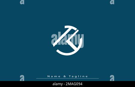 Alphabet letters Initials Monogram logo TY , YT Stock Vector
