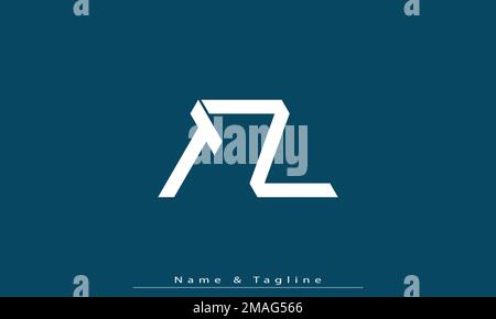 Alphabet letters Initials Monogram logo TZ , ZT Stock Vector