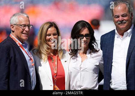 From Left, Denver Broncos Owners Rob Walton And His Daughter, Carrie ...