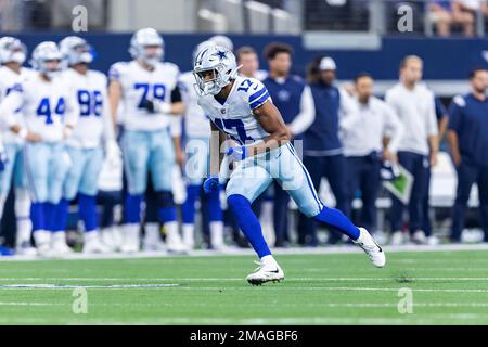 Dallas Cowboys wide receiver Dennis Houston (17) lines up for the snap  during an NFL football