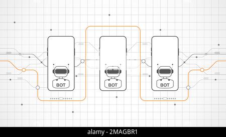 chatGPT Ai artificial intelligence technology hitech concept. chat GPT with smart bot, open Ai, line, lights, technology Abstract, vector. design for Stock Vector