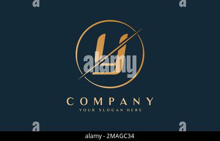 Y Letter Logo. Luxury Gold Logo Template flourishes