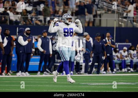 Dallas Cowboys wide receiver Michael Gallup (13) is seen after an NFL  football game against the Chicago Bears, Sunday, Oct. 30, 2022, in  Arlington, Texas. Dallas won 49-29. (AP Photo/Brandon Wade Stock Photo -  Alamy