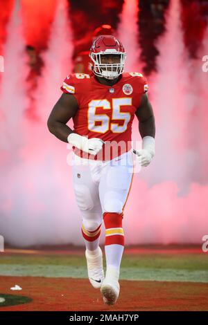 Kansas City Chiefs guard Trey Smith during introductions before an NFL  football game against the Pittsburgh Steelers, Sunday, Dec. 26, 2021 in  Kansas City, Mo. (AP Photo/Reed Hoffmann Stock Photo - Alamy