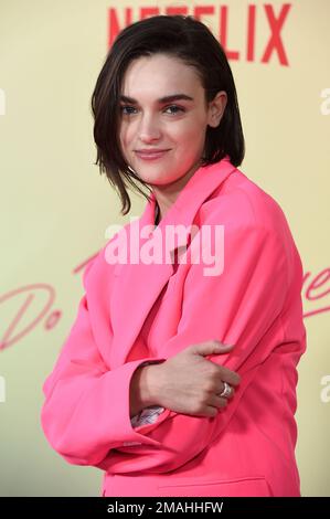 Ava Capri arrives at the premiere of "Do Revenge," Wednesday, Sept. 14