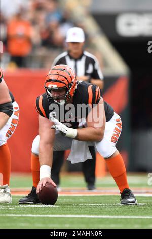 Cincinnati Bengals center Ted Karras (64) looks to make a block during an  NFL football game against the Cleveland Browns, Monday, Oct. 31, 2022, in  Cleveland. (AP Photo/Kirk Irwin Stock Photo - Alamy