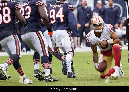 Photos from Trey Lance's first start of the 2022 NFL season against the Chicago  Bears