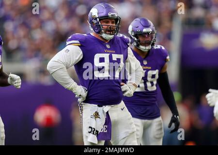 Minnesota Vikings cornerback Akayleb Evans (21) in action during the second  half of an NFL football game against the Chicago Bears, Sunday, Oct. 9, 2022  in Minneapolis. (AP Photo/Stacy Bengs Stock Photo - Alamy