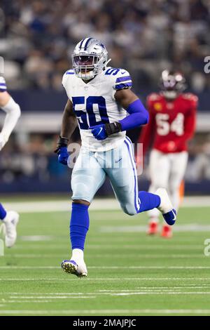 Dallas Cowboys linebacker Devin Harper (50) is seen during an NFL preseason  football game against the Seattle Seahawks, Friday, Aug. 26, 2022, in  Arlington, Texas. Dallas won 27-26. (AP Photo/Brandon Wade Stock Photo -  Alamy