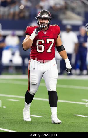 Tampa Bay Buccaneers guard Luke Goedeke (67) blocks during the first half  of an NFL football game against the Minnesota Vikings, Sunday, Sept. 10,  2023, in Minneapolis. (AP Photo/Abbie Parr Stock Photo - Alamy