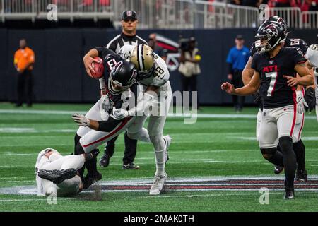 New Orleans Saints safety J.T. Gray (48) in action during an NFL football  game against the Tampa Bay Buccaneers, Sunday, Sept. 18, 2022, in New  Orleans. (AP Photo/Tyler Kaufman Stock Photo - Alamy