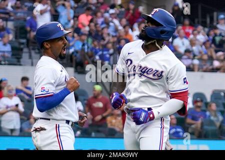 Houston, United States. 14th Apr, 2023. Texas Rangers second baseman Marcus  Semien (2) batting during the MLB game between the Texas Ranges and the  Houston Astros on Friday, April 14, 2023 at