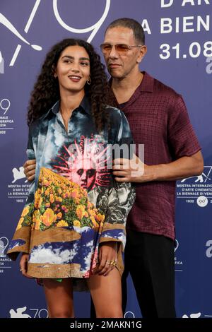 Nina Zem Left And Director Roschdy Zem Pose For Photographers At The nina-zem-left-and-director-roschdy-zem-pose-for-photographers-at-the