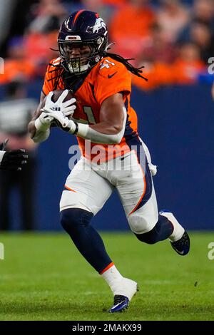 Minnesota Vikings linebacker William Kwenkeu (47) plays against the Denver  Broncos during an NFL preseason football game, Saturday, Aug. 27, 2022, in  Denver. (AP Photo/Jack Dempsey Stock Photo - Alamy