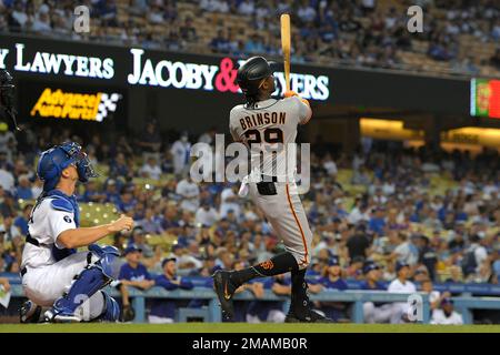 SF Giants on NBCS on X: Lewis Brinson ties it with a two-run