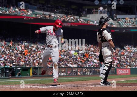 Philadelphia Phillies' Aaron Nola during a baseball game, Sunday, Aug. 7,  2022, in Philadelphia. (AP Photo/Matt Rourke Stock Photo - Alamy