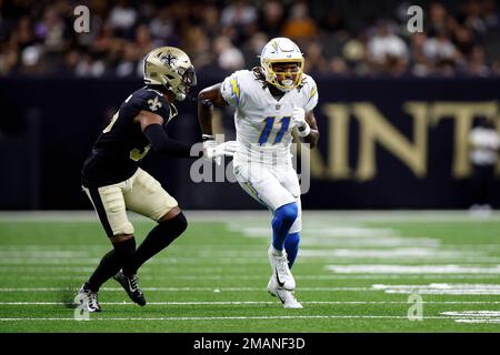 New Orleans Saints cornerback Vincent Gray (35) reacts to a play