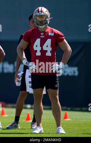 Santa Clara, California, USA. 19th Jan, 2020. San Francisco 49ers  quarterback Jimmy Garoppolo (10) and fullback Kyle Juszczyk (44) pregame on  Sunday, January 19, 2020, at Levis Stadium in Santa Clara, California.