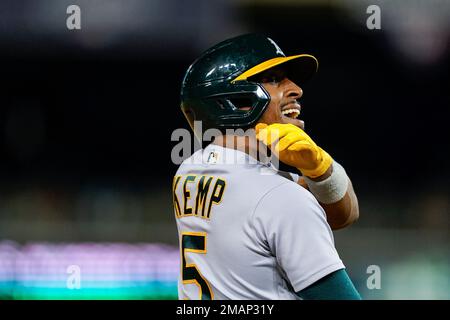 Oakland Athletics' JJ Bleday during a baseball game against the Houston  Astros in Oakland, Calif., Sunday, May 28, 2023. (AP Photo/Jeff Chiu Stock  Photo - Alamy