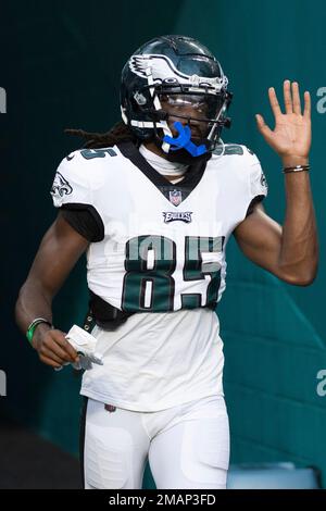 Deon Cain of the Philadelphia Eagles completes a pass against the News  Photo - Getty Images