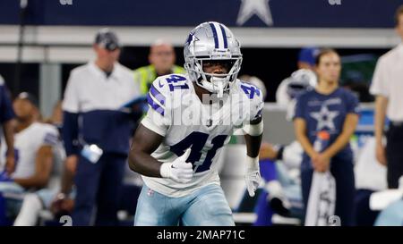 Dallas Cowboys safety Markquese Bell during the first half of an NFL  preseason football game against the Los Angeles Chargers, Saturday, Aug.  20, 2022, in Inglewood. (AP Photo/Gregory Bull Stock Photo - Alamy