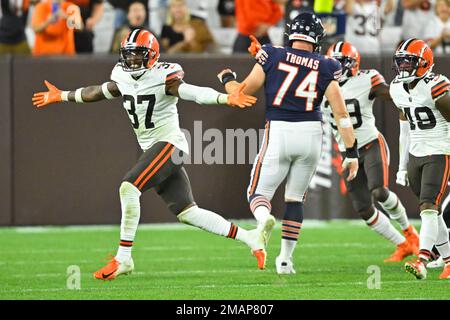 December 4, 2022: Cleveland Browns safety D'Anthony Bell (37) prior to a  game between the Cleveland Browns and the Houston Texans in Houston, TX.  ..Trask Smith/CSM/Sipa USA(Credit Image: © Trask Smith/Cal Sport