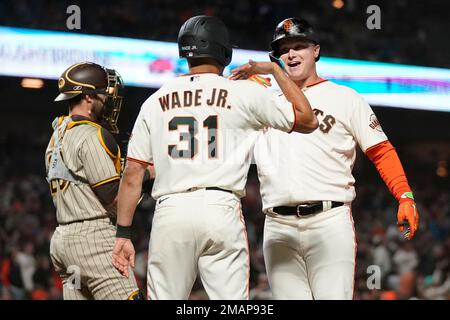 San Francisco Giants Outfielder Joc Pederson (23) during an MLB game  between New York Mets and San Francisco Giants at the Oracle Park in San  Francisc Stock Photo - Alamy