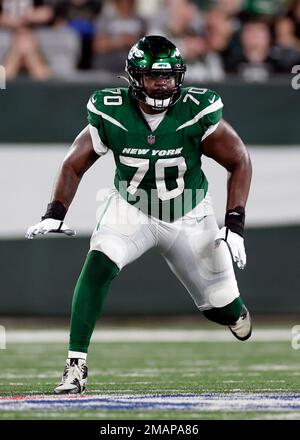 Atlanta Falcons offensive lineman Chuma Edoga during an NFL football  News Photo - Getty Images