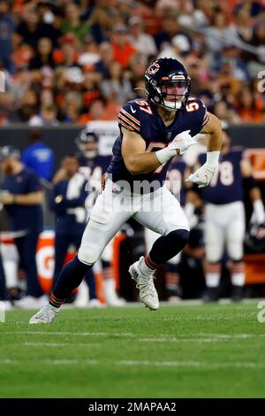 Chicago Bears linebacker Jack Sanborn attends the NFL football team's  training camp in Lake Forest, Ill., Thursday, July 27, 2023. (AP Photo/Nam  Y. Huh Stock Photo - Alamy