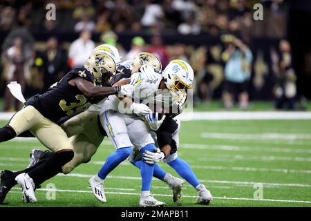 Dallas Cowboys cornerback Isaac Taylor-Stuart (36) runs during an NFL  preseason football game against the Los Angeles Chargers Saturday, Aug. 20,  2022, in Inglewood, Calif. (AP Photo/Kyusung Gong Stock Photo - Alamy