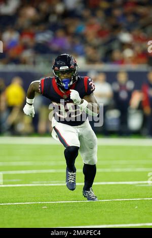 Houston Texans defensive back Grayland Arnold (35) drops in coverage during  an NFL preseason game against the San Francisco 49ers on Thursday, August  25, 2022, in Houston. (AP Photo/Matt Patterson Stock Photo - Alamy