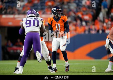 Minnesota Vikings safety Theo Jackson (25) walks off the field after an NFL football  game against the Chicago Bears, Sunday, Jan. 8, 2023, in Chicago. (AP  Photo/Kamil Krzaczynski Stock Photo - Alamy