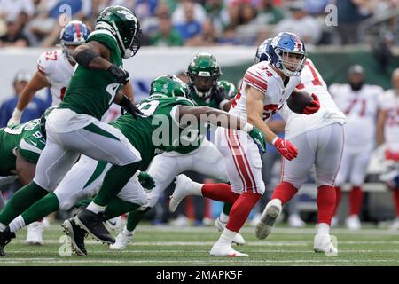 New York Giants safety Nathan Meadors (34) during an NFL preseason football  game against the Cincinnati Bengals, Sunday, Aug. 21, 2022 in East  Rutherford, N.J. The Giants won 25-22. (AP Photo/Vera Nieuwenhuis