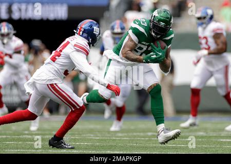 New York Giants safety Nathan Meadors (34) during an NFL preseason football  game against the Cincinnati Bengals, Sunday, Aug. 21, 2022 in East  Rutherford, N.J. The Giants won 25-22. (AP Photo/Vera Nieuwenhuis