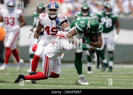 New York Giants safety Nathan Meadors (34) during an NFL preseason football  game against the Cincinnati Bengals, Sunday, Aug. 21, 2022 in East  Rutherford, N.J. The Giants won 25-22. (AP Photo/Vera Nieuwenhuis