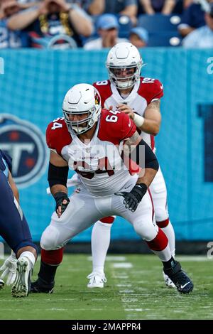 PHOENIX, AZ - SEPTEMBER 25: Arizona Cardinals guard Sean Harlow (64) during  the NFL, American Footba