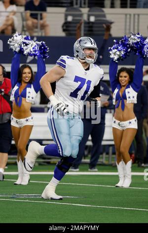 Dallas Cowboys offensive tackle Matt Waletzko (79) warms up before an NFL  football game against the New York Giants, Monday, Sept. 26, 2022, in East  Rutherford, N.J. (AP Photo/Steve Luciano Stock Photo - Alamy