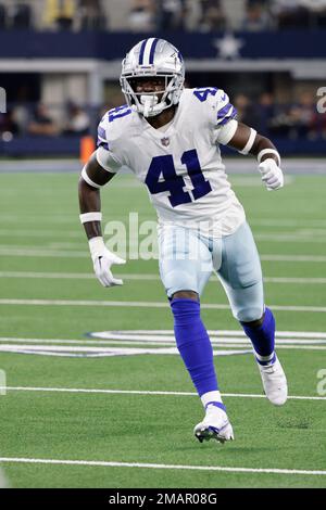 Dallas Cowboys safety Markquese Bell during the first half of an NFL  preseason football game against the Los Angeles Chargers, Saturday, Aug.  20, 2022, in Inglewood. (AP Photo/Gregory Bull Stock Photo - Alamy