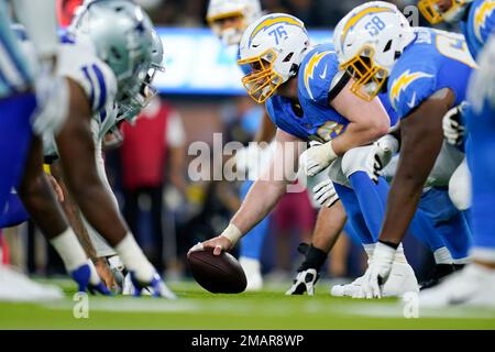 Dallas Cowboys safety Markquese Bell during the first half of an NFL  preseason football game against the Los Angeles Chargers, Saturday, Aug.  20, 2022, in Inglewood. (AP Photo/Gregory Bull Stock Photo - Alamy