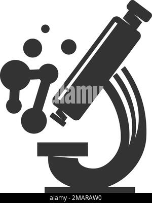 science laboratory logo template Icon Illustration Brand Identity.Isolated and flat . Vector graphic Stock Vector