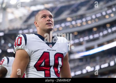 Houston Texans fullback Paul Quessenberry warms up before an NFL preseason  football game against the Tampa Bay Buccaneers Saturday, Aug. 28, 2021, in  Houston. (AP Photo/Justin Rex Stock Photo - Alamy