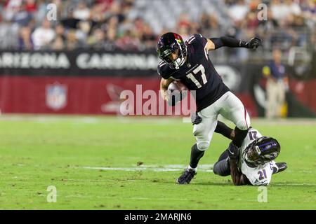 Cardinals WR Andy Isabella still fighting for an NFL job in loss to Ravens,  Baltimore's 23rd straight preseason win